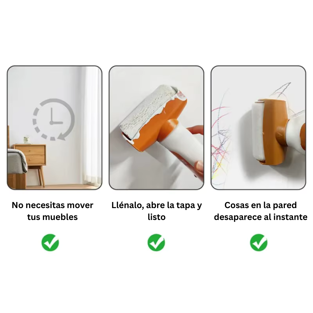 Rodillo de Pintura Recargable en Casa