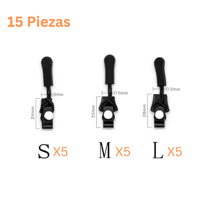 Kit Reparación Cremalleras (15 / 30 Piezas)