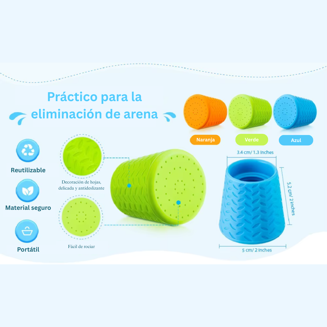 Ducha Portátil para Quitar Arena
