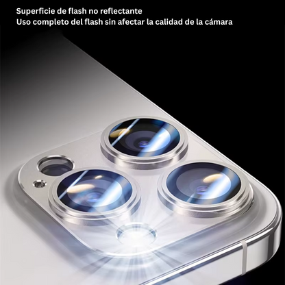 Protector Metálico de Cámara para iPhone
