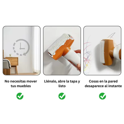 Rodillo de Pintura Recargable en Casa
