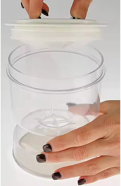 Tarro Dispensador de Encurtidos 2 en 1 – Separa Líquidos y Sólidos Fácilmente